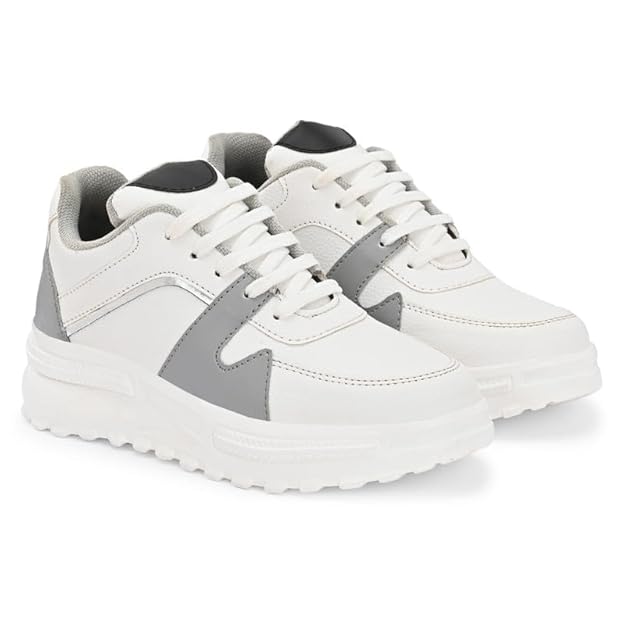 Women Sneaker Lightweight Lace-Up Casual Sports Shoes Breathable Mesh Running Walking Shoes - NID6649 - Image 3