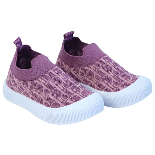 Baby Choo Choo Shoes for Boys & Girls | Soft Slip-On Toddler Shoes with Whistle Heel | Breathable Knit Upper | PVC Sole | Ages 6 Months–3.5 Years - Image 2