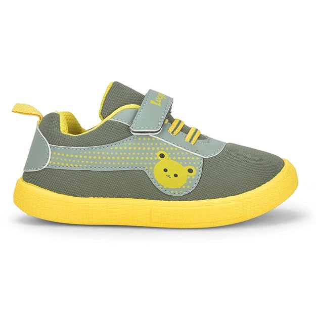 Liberty Lucy&Luke BASTIAN-2E Slip-on Casual Shoes for Kids with PVC Sole | Canvas Upper Sneakers | Quick-Wear Velcro Closure | Stylish, Lightweight & Comfortable Footbed - Image 2