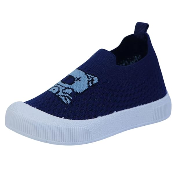 Kids Casual Slipon Shoes for 3 to 7 Years | Breathable Knitted Shoes for Boys & Girls | Soft PVC Sole | 7mm Thick Memory Foam & EVA Insole for Extra Cushion & Comfort - Image 3