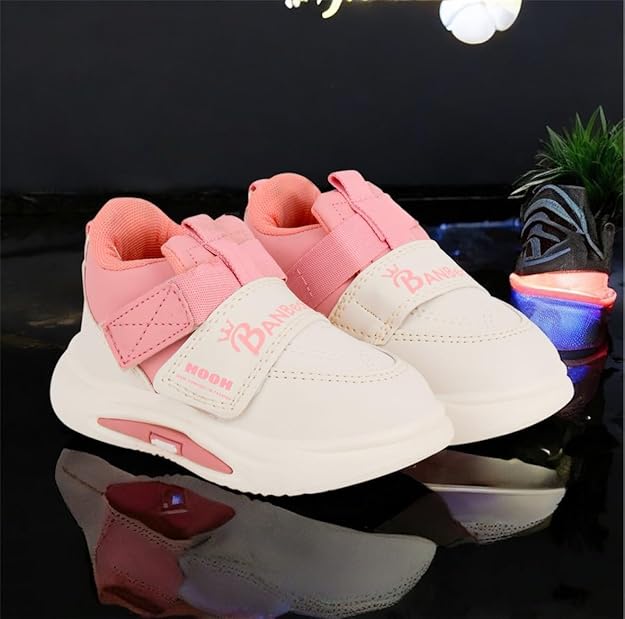 HOOH Kids Fashion Sneakers, Unisex Comfort Shoes with Velcro Strap for Baby Boys and Girls for Age 18 Months to 7 Years - Image 3