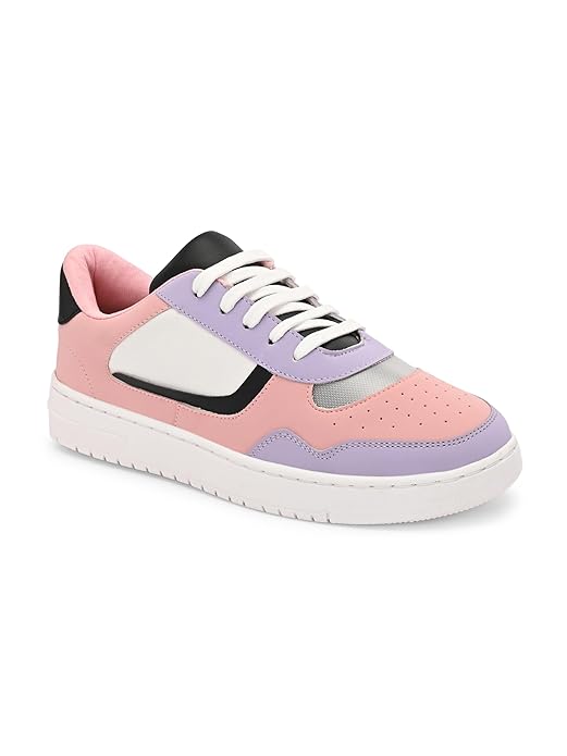Centrino Women’s Sneakers | Cushioned Insole Comfortable Shoes | Trendy & Stylish Modern Sneakers | Durable TPR Sole Casual Walking Footwear (8125)