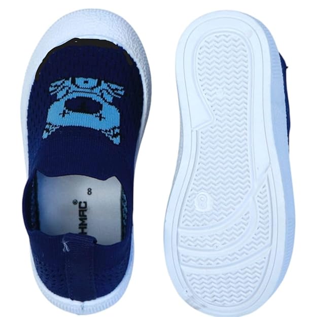 Kids Casual Slipon Shoes for 3 to 7 Years | Breathable Knitted Shoes for Boys & Girls | Soft PVC Sole | 7mm Thick Memory Foam & EVA Insole for Extra Cushion & Comfort - Image 2