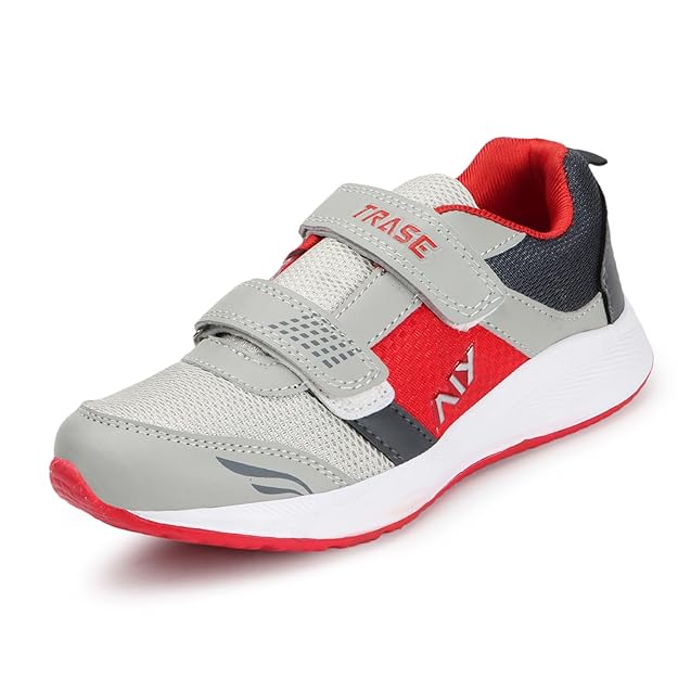 TRASE Boys' Running Shoe for Active Kids | Sport Running & Walking Shoes with Lightweight mesh Upper Eva Sole | All Day Casual Wear