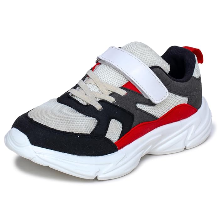 TRASE Kids Sports Shoes for Boys & Girls | Lightweight, Comfortable Unisex Footwear | Lace-Up for Running, Walking & Outdoor Play