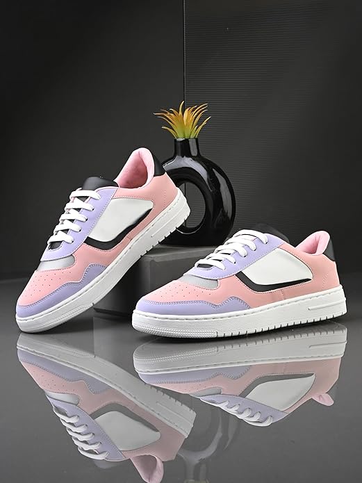 Centrino Women’s Sneakers | Cushioned Insole Comfortable Shoes | Trendy & Stylish Modern Sneakers | Durable TPR Sole Casual Walking Footwear (8125) - Image 3