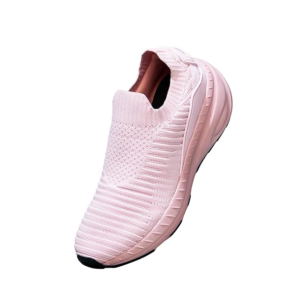 Neeman's Begin Walk Trek Women’s Walking Shoes | Slip-On Stretch Knit Sneakers with RapidCruise™ Cushioning | Lightweight, Breathable & Everyday Comfort Footwear