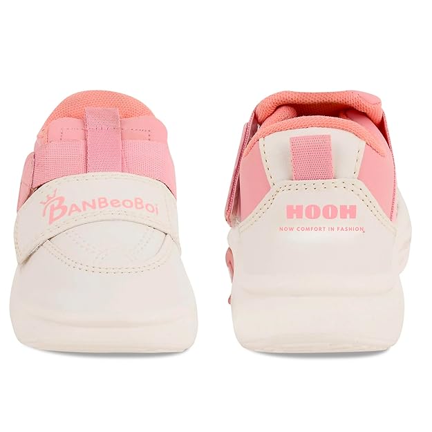 HOOH Kids Fashion Sneakers, Unisex Comfort Shoes with Velcro Strap for Baby Boys and Girls for Age 18 Months to 7 Years - Image 2