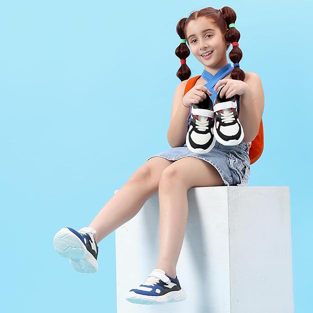 TRASE Kids Sports Shoes for Boys & Girls | Lightweight, Comfortable Unisex Footwear | Lace-Up for Running, Walking & Outdoor Play - Image 2