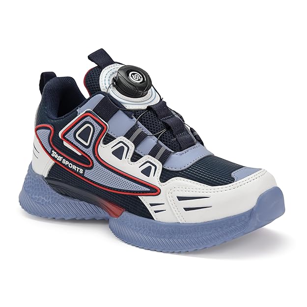 G&D Tremor Unisex Kids Shoes Soft Sole | Memory Form with EVA Sole | Synthetic Upper Breathable, Lightweight | Comfortable & Durable Stylish Indoor & Outdoor | Sports Shoes