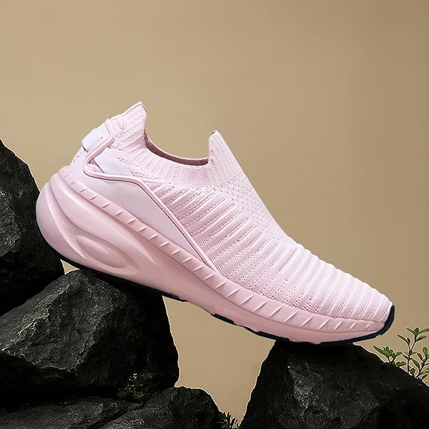 Neeman's Begin Walk Trek Women’s Walking Shoes | Slip-On Stretch Knit Sneakers with RapidCruise™ Cushioning | Lightweight, Breathable & Everyday Comfort Footwear - Image 3