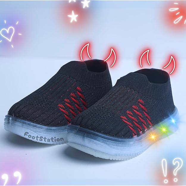 Infant's LED Light-Up Shoes | Age 18M to 5Y | Jugnu 5-10 - Image 3