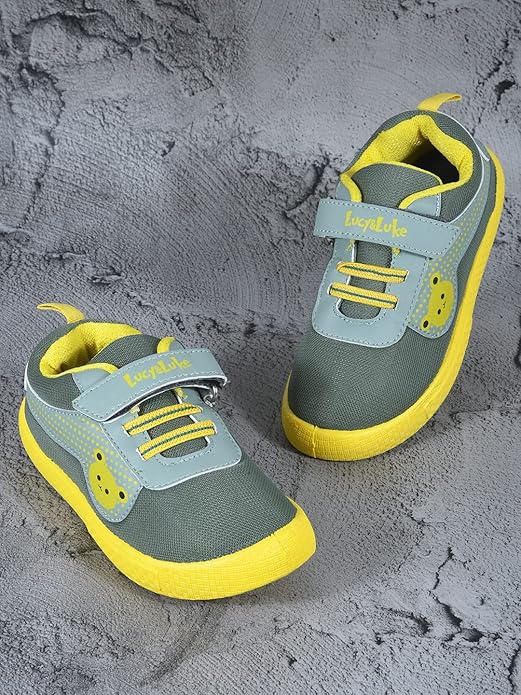 Liberty Lucy&Luke BASTIAN-2E Slip-on Casual Shoes for Kids with PVC Sole | Canvas Upper Sneakers | Quick-Wear Velcro Closure | Stylish, Lightweight & Comfortable Footbed - Image 3