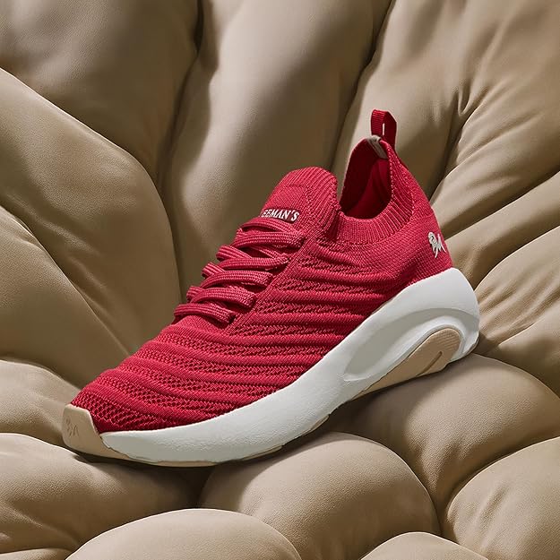 Neeman's Begin Walk Glide Women’s Walking Sneakers with CushyWalk™ Cushioning | Stretch Knit Breathable Upper, CloudSurge™ Foam Insole, Anti-Skid EVA Rubber Sole, Lace-Up Comfort Shoes - Image 3