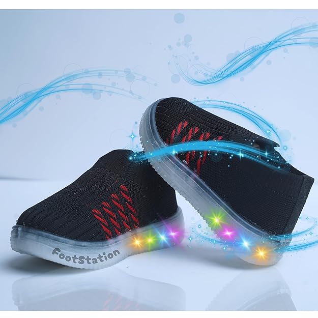Infant's LED Light-Up Shoes | Age 18M to 5Y | Jugnu 5-10 - Image 2