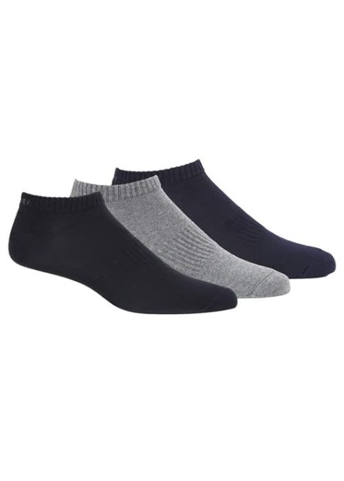 Jockey 7097 Men's Compact Cotton Stretch Low Show Socks With Stay Fresh Treatment (Pack of 3)