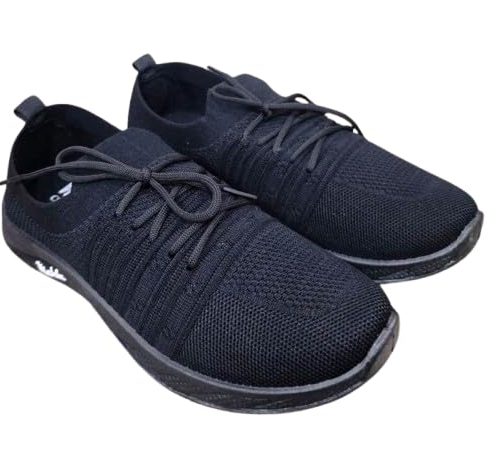 Women s Lightweight Knit Lace-Up Sneakers, Breathable Mesh Upper, Flexible Sole, Comfortable Cushioning for Walking, Running, Gym Workouts, Casual Wear