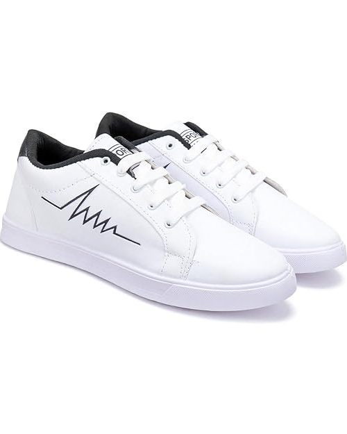WINGSCRAFT - Mens Sneaker Casual White Shoes for Men l Sports Shoes for Men | Running Shoes for Men | Sports Shoes | Walking Shoes for Men | Gym Shoes for Men & Boys
