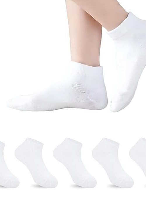 Unisex Kids Cotton Ankle Length Regular Wear/School Wear Socks Pack Of 6