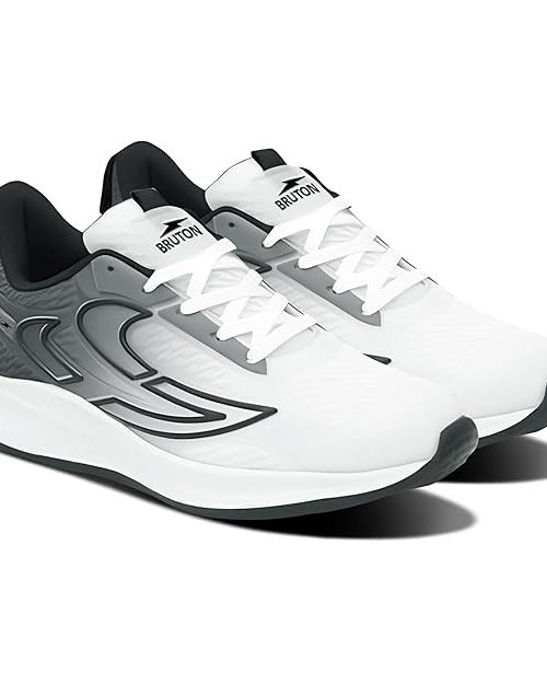 BRUTON EVA Lite Sneakers Casual Shoes Walking Shoes for Men-White