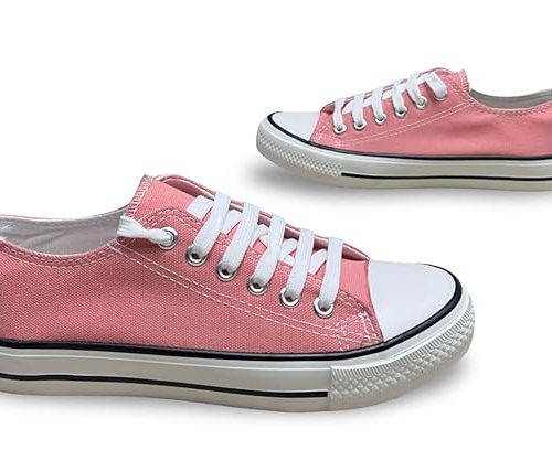 Classic Canvas Low-Top Sneakers, Lace-up Casual Shoes for Men & Women (Unisex)