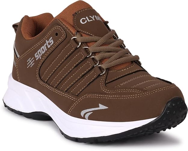 CLYMB Cosco Sports Shoe with Synthetic Upper Lightweight Comfortable Mid Top Running Shoes for Men's & Boy's