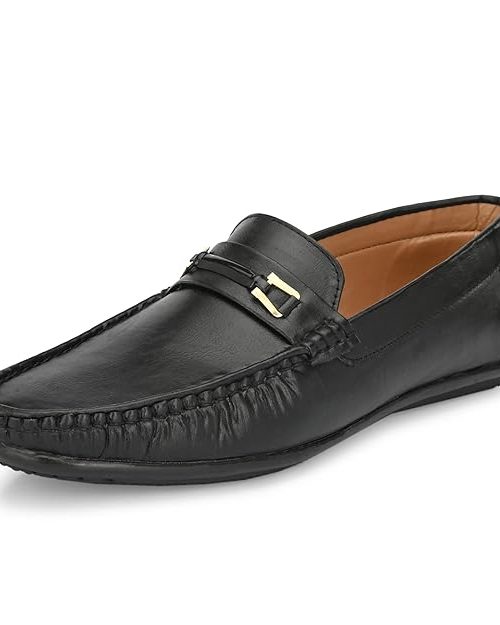 Centrino Loafer for Men | Stylish & Comfortable with Soft Cushioned Insole | Hand-Stitched Design for Trendy