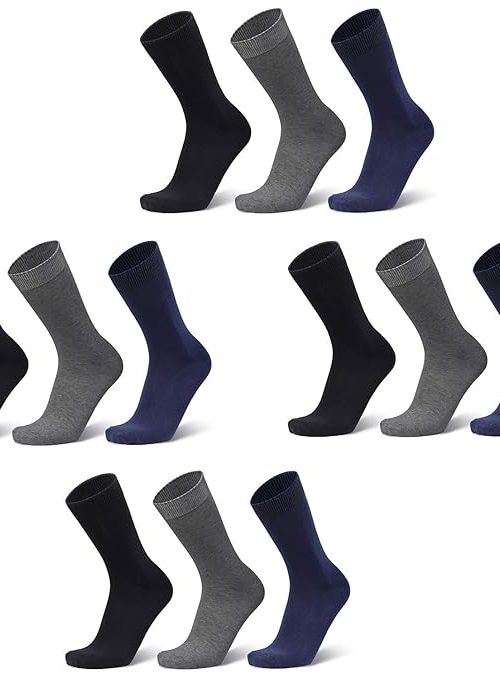Men’s Cotton Socks Combo – Soft, Breathable & Stretchable Everyday Wear Socks for Office, Sports & Casual Use