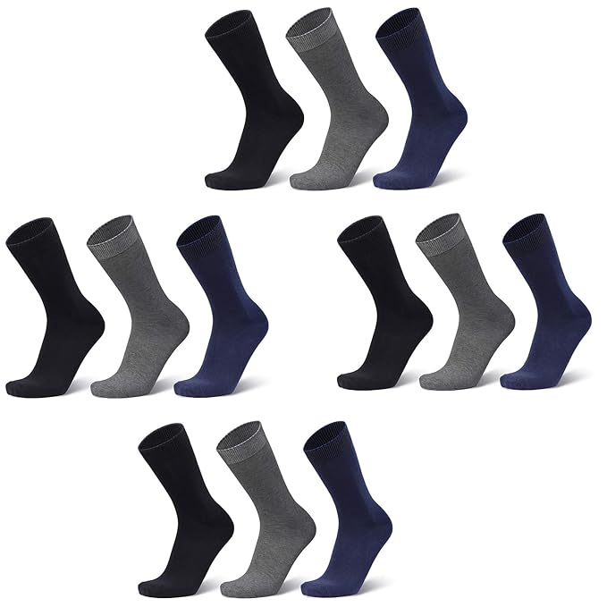 Men’s Cotton Socks Combo – Soft, Breathable & Stretchable Everyday Wear Socks for Office, Sports & Casual Use