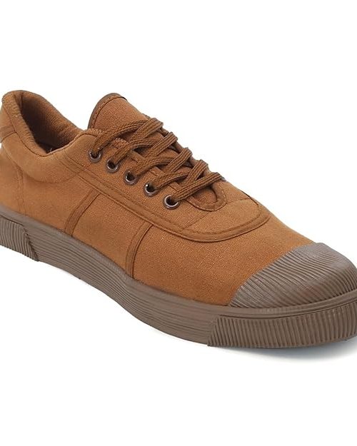 TUFF Military Running and Traning Rubber Shoes for Men | Defence Shoe | Fauji Shoe | Brown Shoe