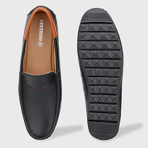 Centrino Mens Loafer Shoes | Moccasins | Elevate Your Style with Comfort and Elegance | Slip-on Closure, Stylish | Perfect for Formal Wear, Business Casual, and Parties (7104) - Image 2