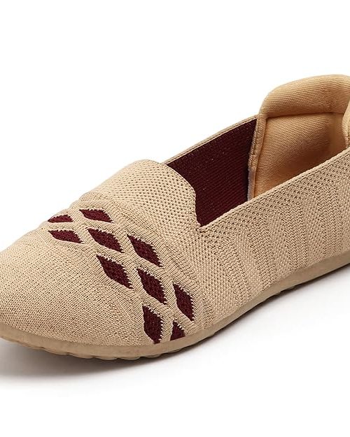 DOCTOR HEALTH SUPER SOFT Women Breathable Knit Running Shoe | Lightweight Slip-On Casual Shoes | Comfortable Walking Loafers Anti-Slip Everyday Wear Footwear