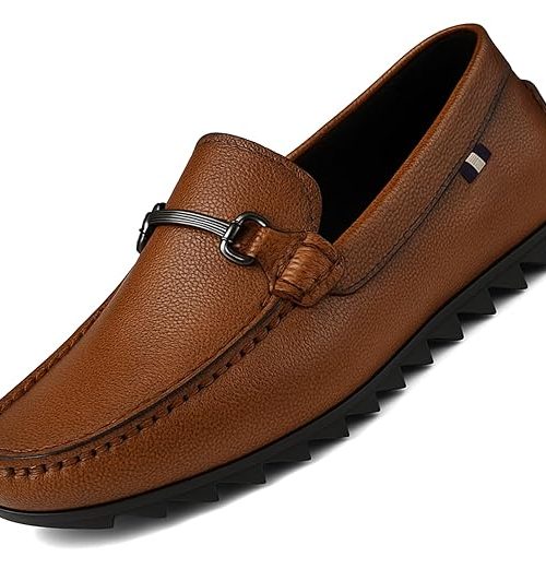 Kraasa Men Premium Causal Loafers | Driving Loafers | Lighweight Slip-On's | Soft Cushioned Insole | Super Flexible, Comfortable for Men