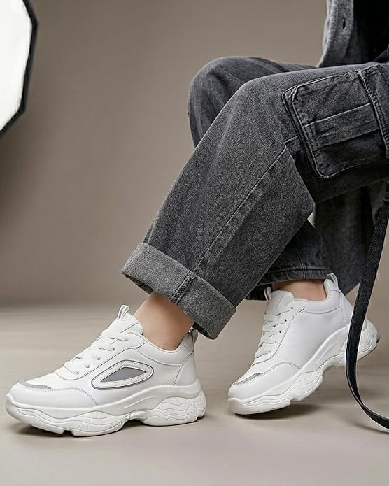 Longwalk Women and Girls Sneakers, Walking Gym Running Shoes - Image 3