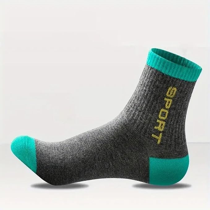 SPORT 5 Pairs Solid Cotton Ankle Length Socks for Men & Women, Multicolor, Pack of 5, Free Size SPORT SOCKS PK5 - Image 2
