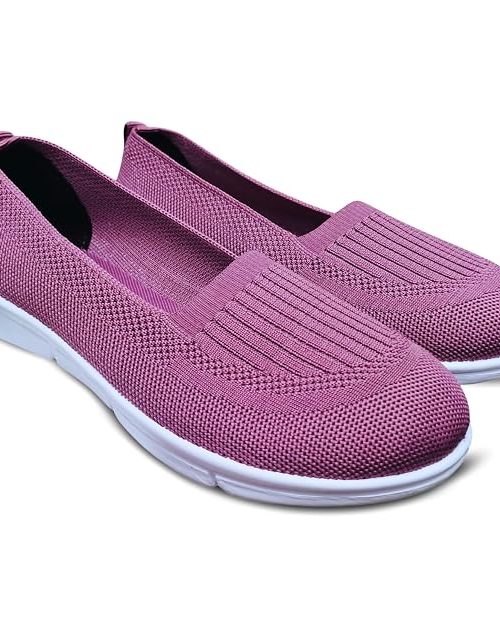 Women's Trendy Belly Shoes - Fashionable Comfort for Every Step Rose-5