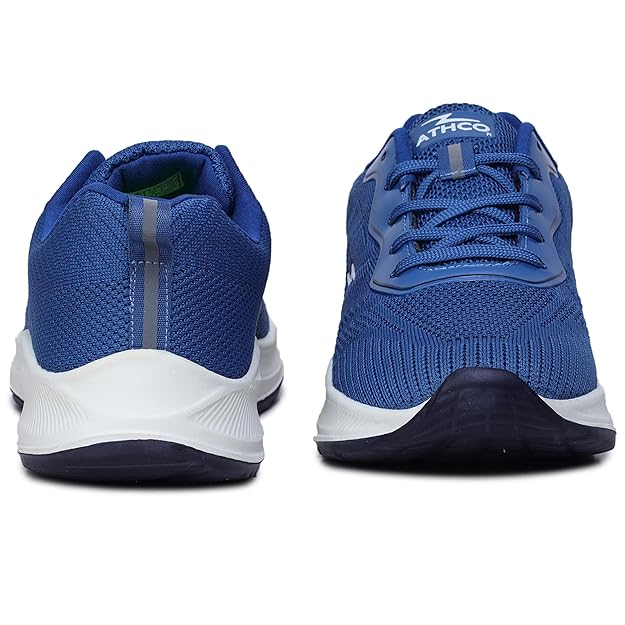 ATHCO Mens Akron Running Shoe's for Man Comfortable Men's Sports Shoe's with Memory Foam Cushioned Insole Sports Shoes for Men Running Walking Lightweight Gym Shoe for Men Comfortable Stylish & Casual Walking Shoe for Man Anti Slip Gym Footwear - Image 2