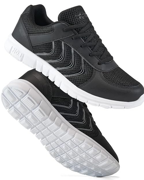 DUOYANGJIASHA Women's Athletic Mesh Breathable Casual Sneakers Lace Up Running Comfort Sports Fashion Tennis Shoes