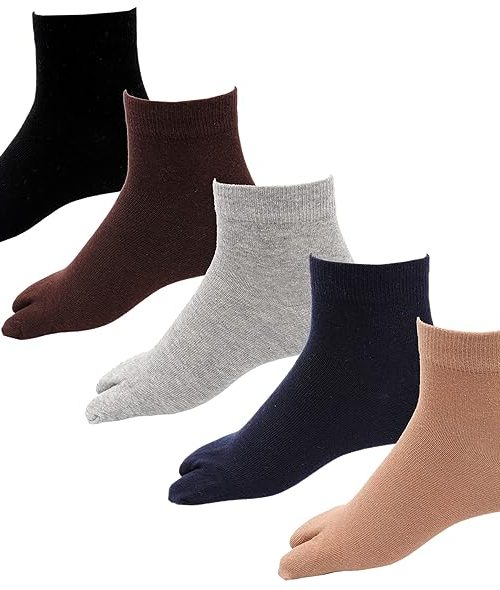 RC. ROYAL CLASS Women's Solid Plain Cotton Ankle Thumb Multicolored Socks (Pack of 5 Pairs)